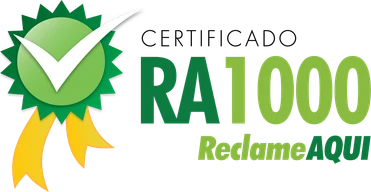 Selo RA1000 do Reclame AQUI